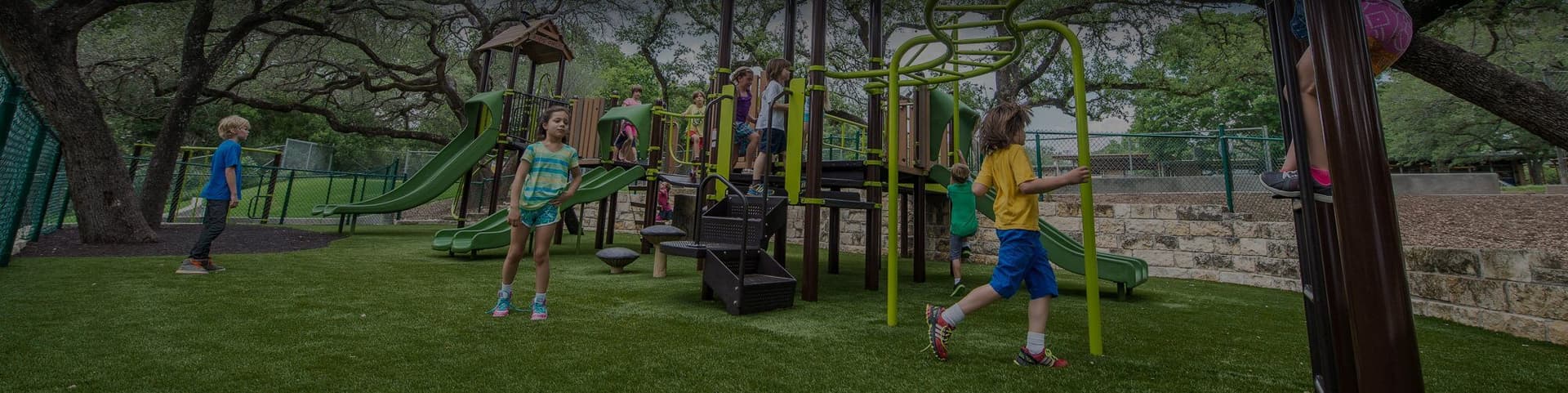 Artificial grass playground installation overview - Playgrounds, Dubai