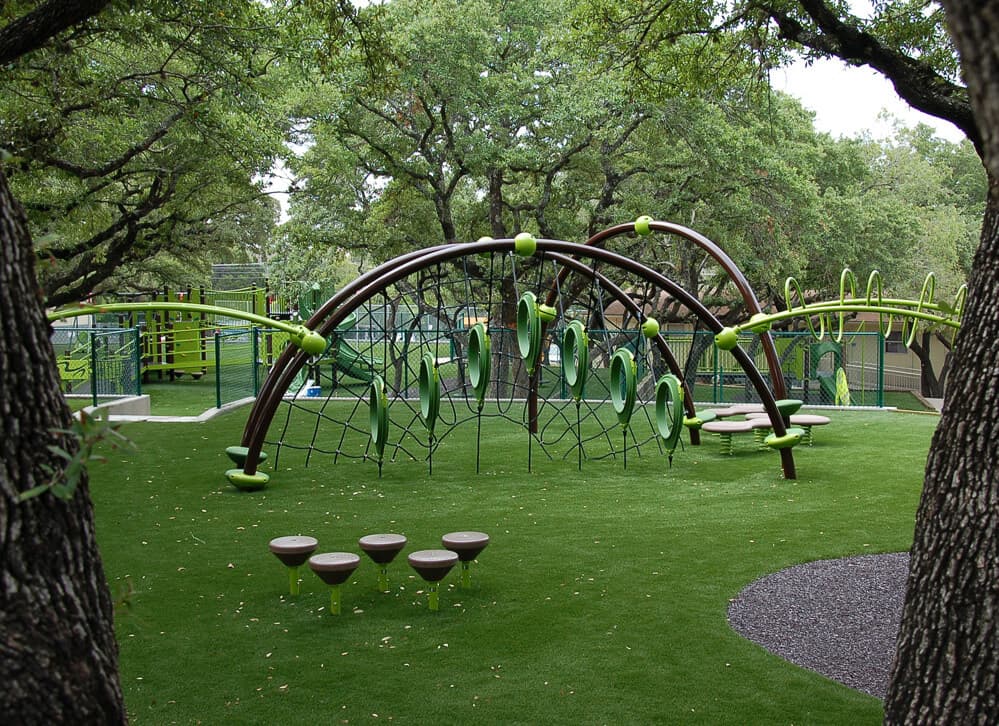 School playground turf with play equipment - Playgrounds, Dubai